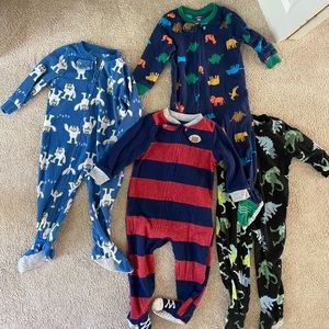 18mo Fleece Footie Pajamas